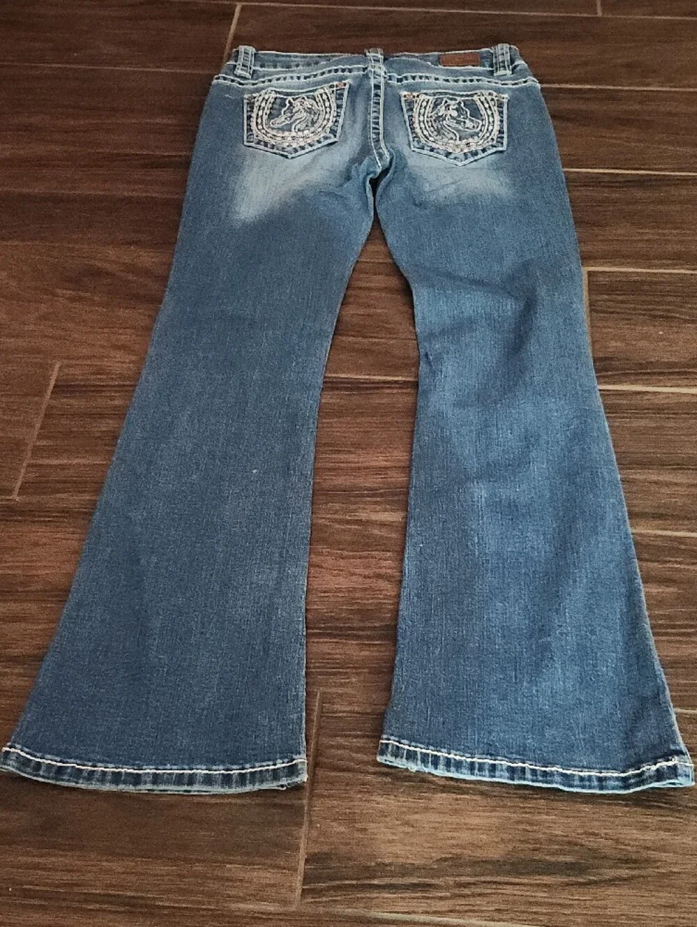 Shyanne Girls Blue Flare Jeans